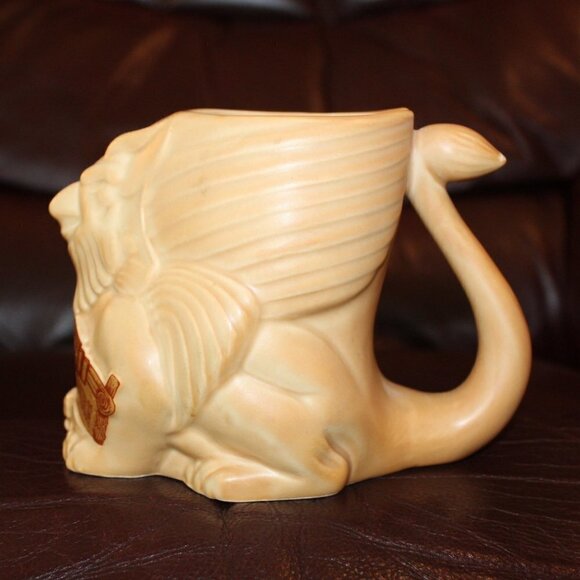 VTG Tiki mug Caesar Magical Empire Figural Sphinx mythological creature unique - Picture 1 of 10